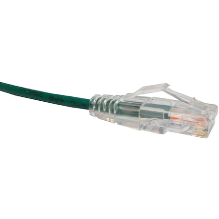 Unirise Usa 6Ft Cat6 Clearfit Slim Patch Cable Green CS6-06F-GRN